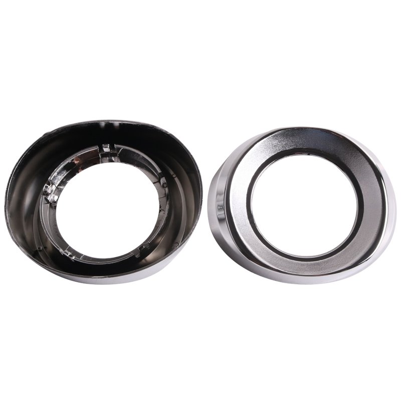 Sanvi 3-Inch Angel Eyes LED Projector Lens Kits Chrome Color Auto Lighting Accessories for Car Light Parts Shrouds Cover