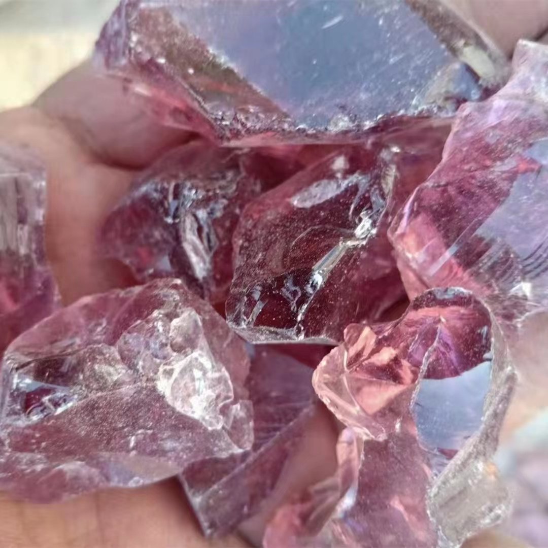Glass sand for wall decoration Glass sand for gardening glass sand