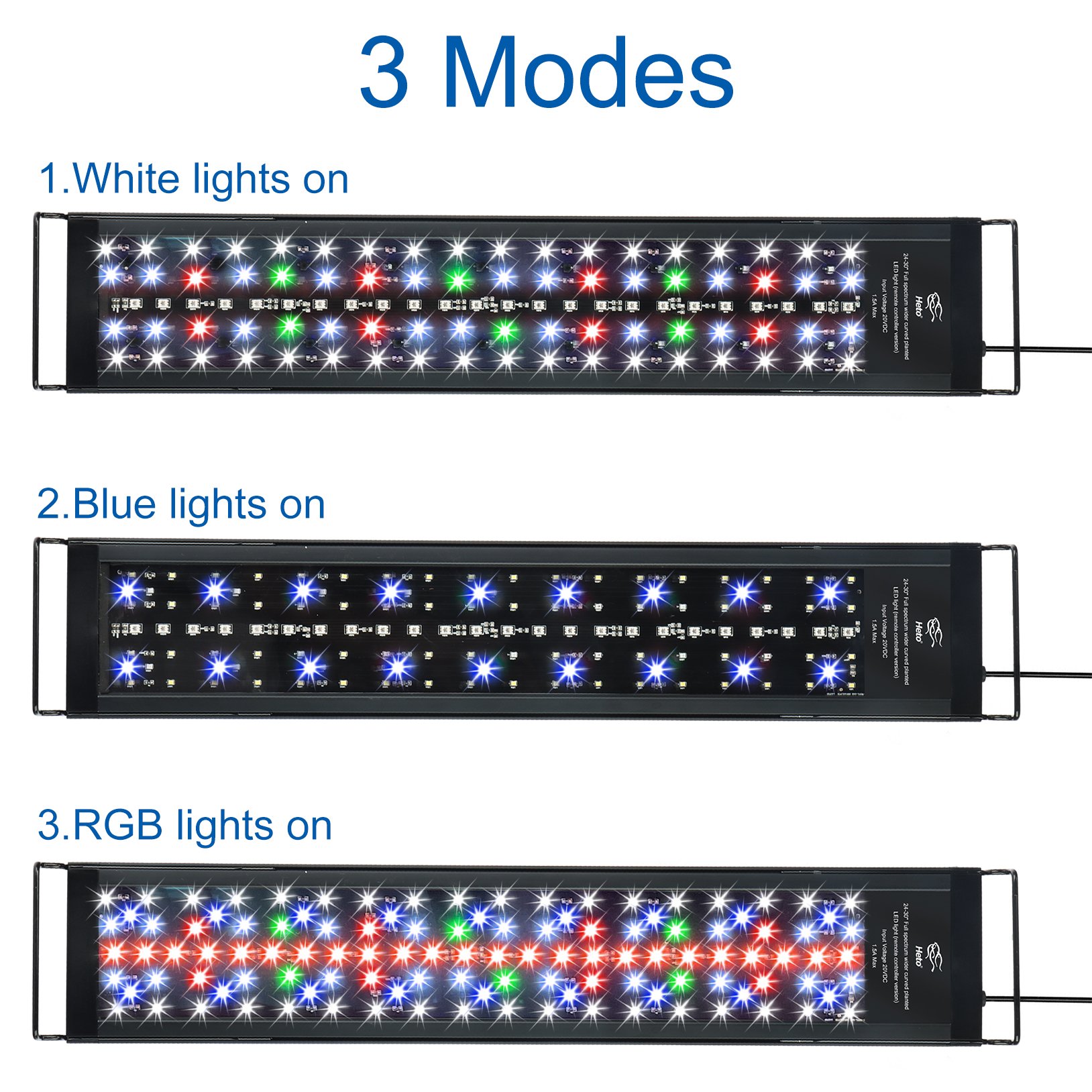 factory price Led aquarium light full spectrum 12-54 in with remote controller