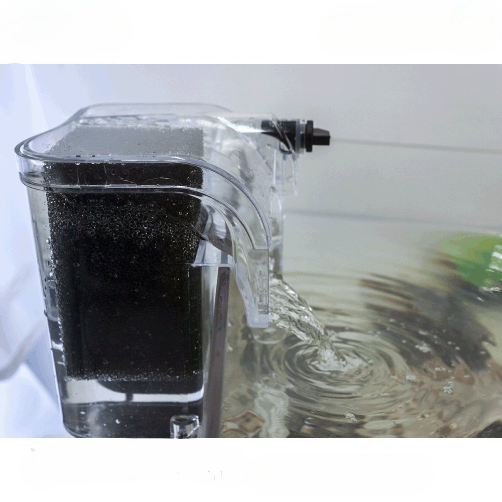 Aquarium External Filter Hang On Fish Tank Imitating Waterfall Ecosystem Removing Oil Film Increasing Oxygen