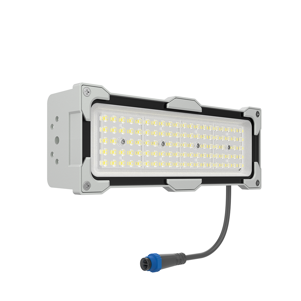 50W LED Flood Light Die Casting Aluminum PC Lens+Glass Module Led Flood Lamp
