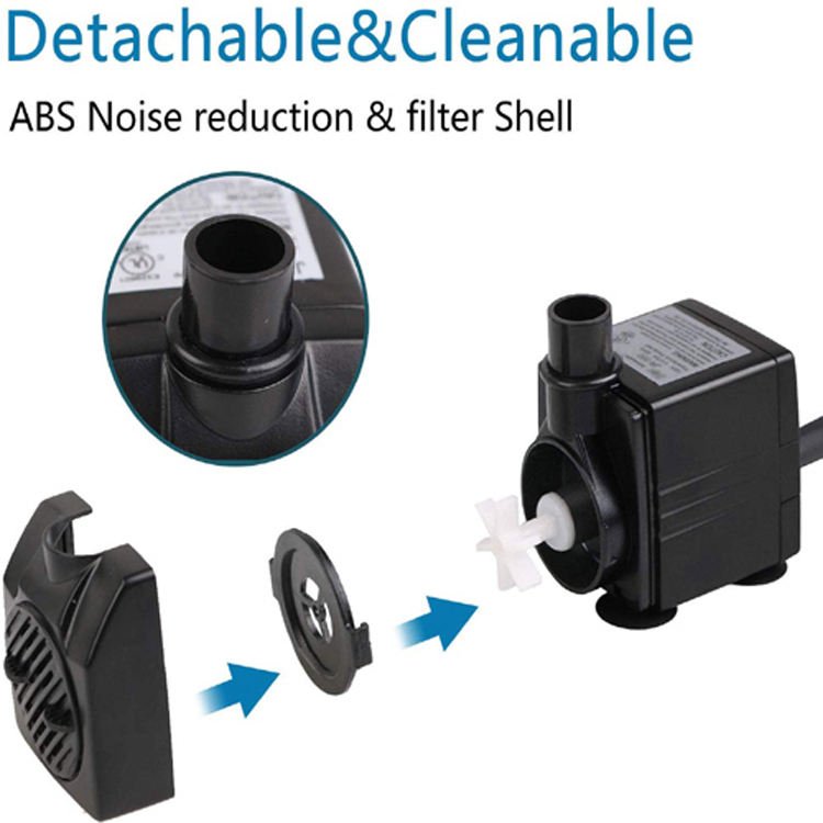 350L/H Small 7W Fish Tank Submersible Pump Aquarium