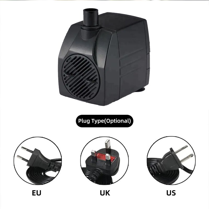 350L/H Small 7W Fish Tank Submersible Pump Aquarium