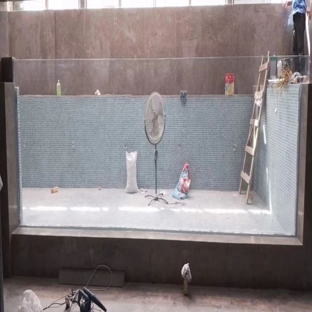 Customized 13M x 2.2M Acrylic Panel for Transparent Outdoor Swimming Pool Fiberglass
