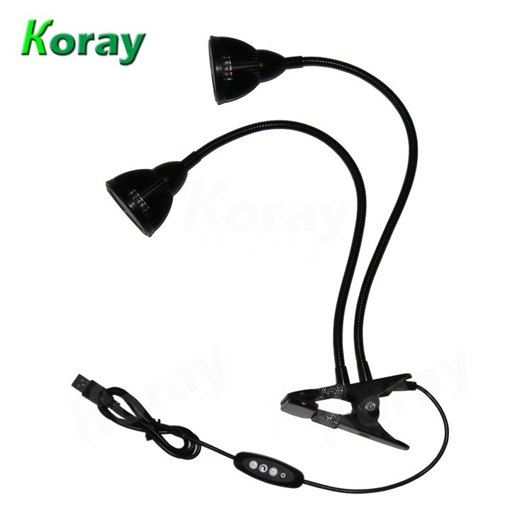 Programmable Mini Gooseneck PAR38 Lamp UV 15000K Bubble LED Aquarium Light Hanger Housing Germany COB Replacement for Coral Reef