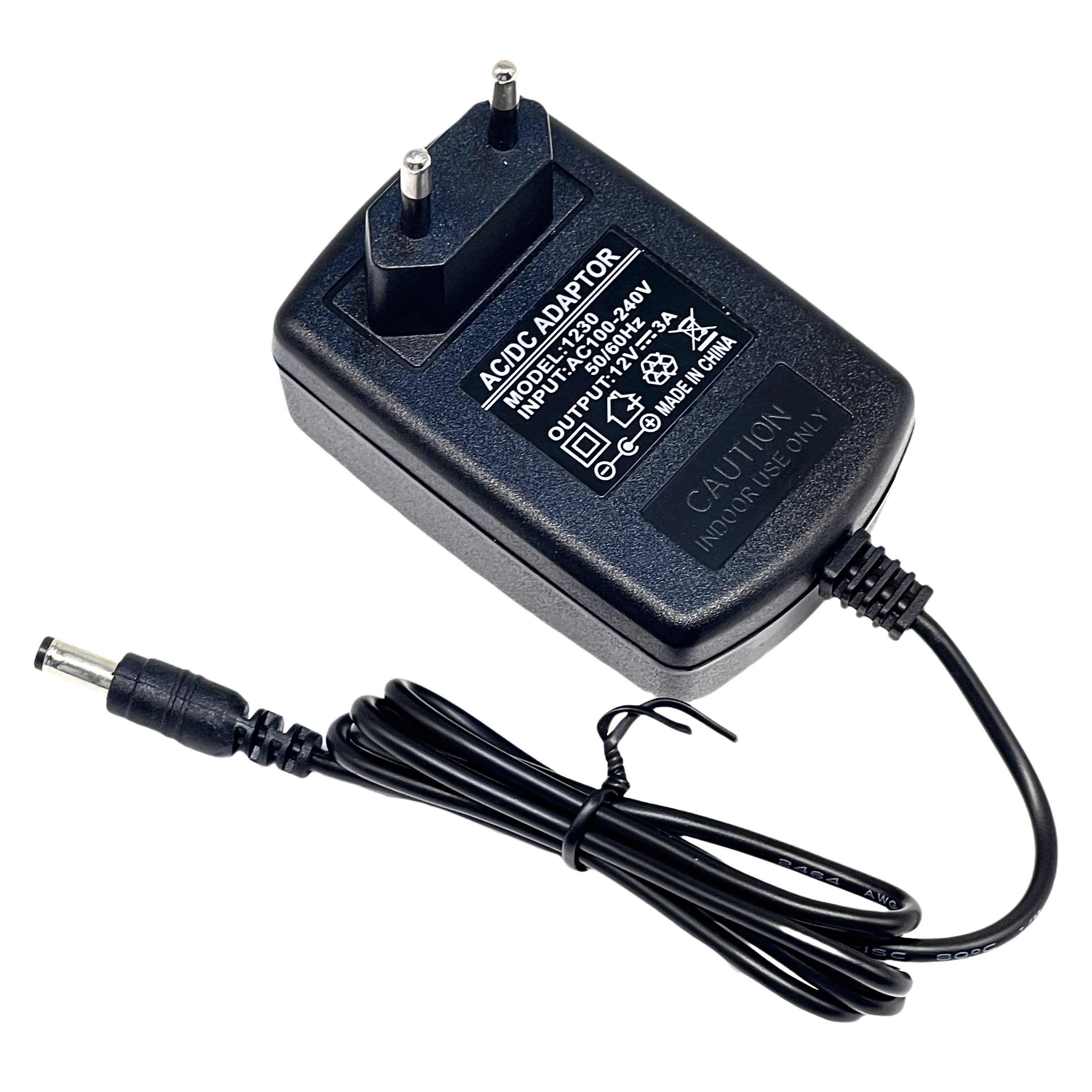 12V 3 Amp 36W Power Adapter Aquarium LED LightRGB Adapter Gaming Power Supply Travel PlugMedical Equipment Various Electronic