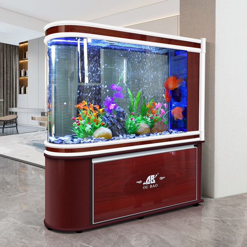 Wholesale Favourable Price Customized Smart Fish Tank Set Aquarium With Filter And Light