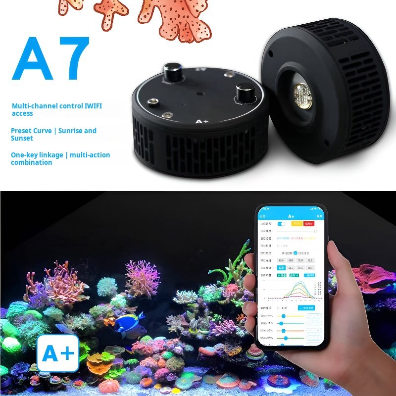 A7 aquarium sunrise and sunset coral lamp full spectrum aquarium LED Lamp