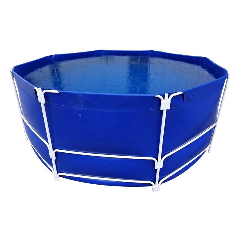 pvc fish tank farming indoor 30l circular malaysia fish tank