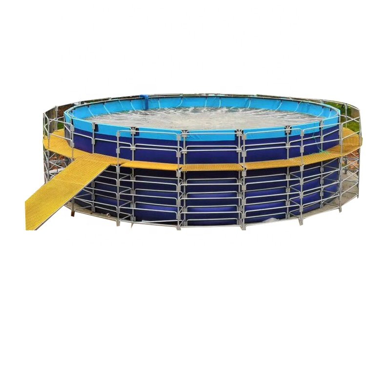 pvc fish tank farming indoor 30l circular malaysia fish tank