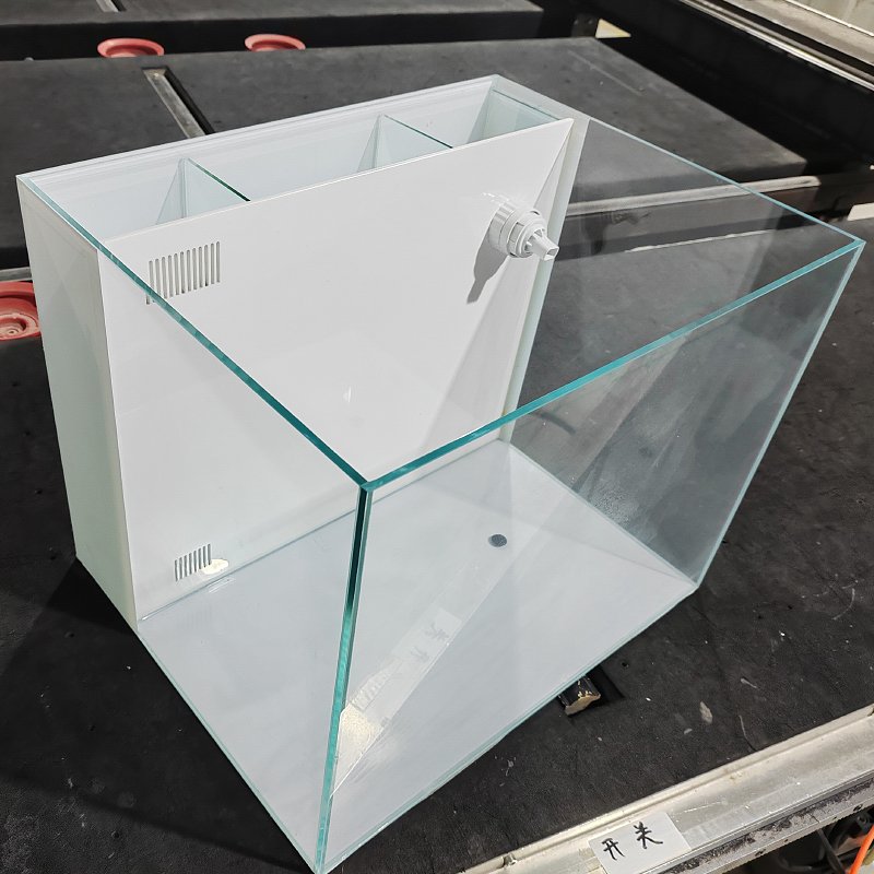 Custom desktop fish tank glass kit marine tank table top saltwater aquarium fish tank