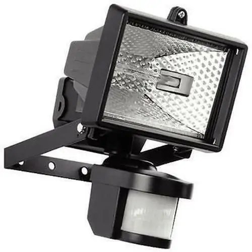 120W 400W Motion Sensor Halogen Floodlight Security Garden Outdoor Activities Flood Light Sensor Lamp with PIR