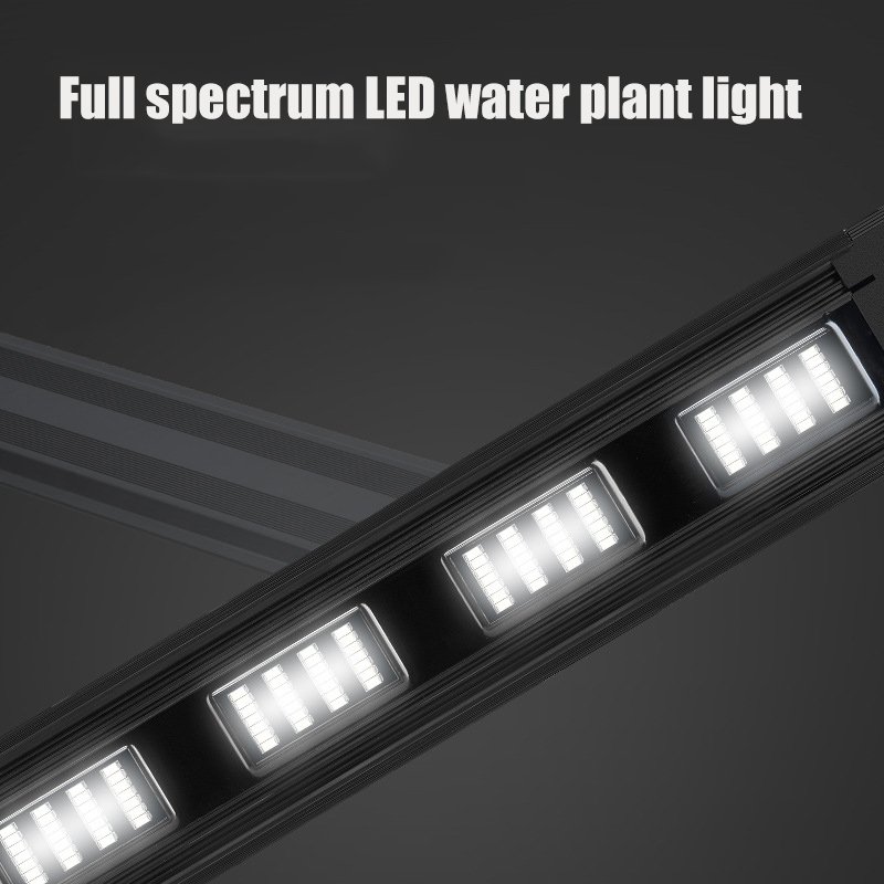 China Aluminum Alloy Full Spectrum Aquarium Light Full Spectrum Water Grass Plant Led Grow Light For Aquarium