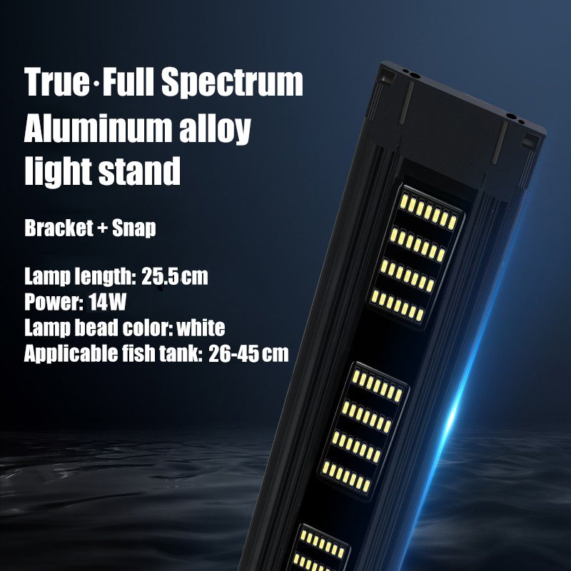 China Aluminum Alloy Full Spectrum Aquarium Light Full Spectrum Water Grass Plant Led Grow Light For Aquarium