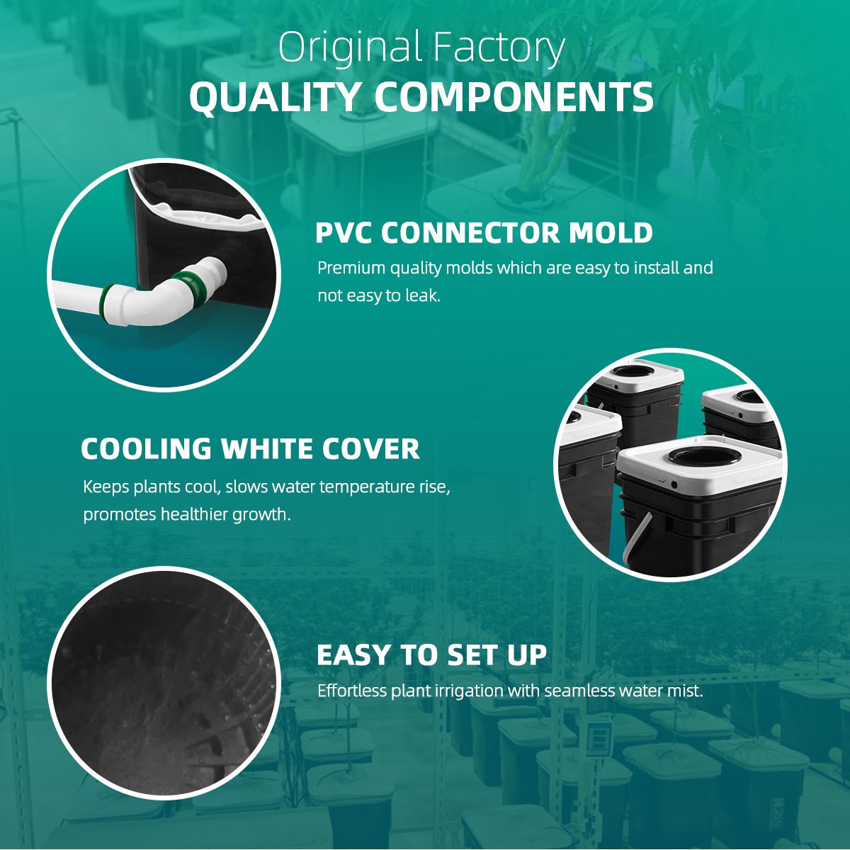 New Arrival Planting Gutter Hydroponic Grow System Hydroponics Grow Kit System Avec Aquarium Hydroponic Vertical System