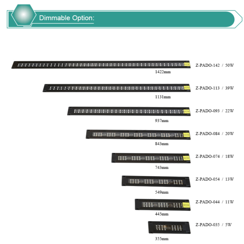 Zaohetian 112CM 142CM 172CM Plant fill light aquarium stand light led aquarium light Full spectrum plant lamp