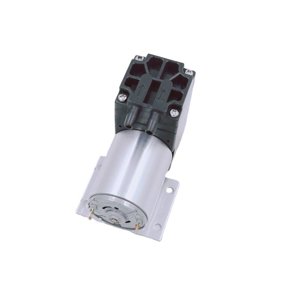 300kpa pressure 75kpa vacuum 6L/M electric diaphragm brush dc motor micro compressor