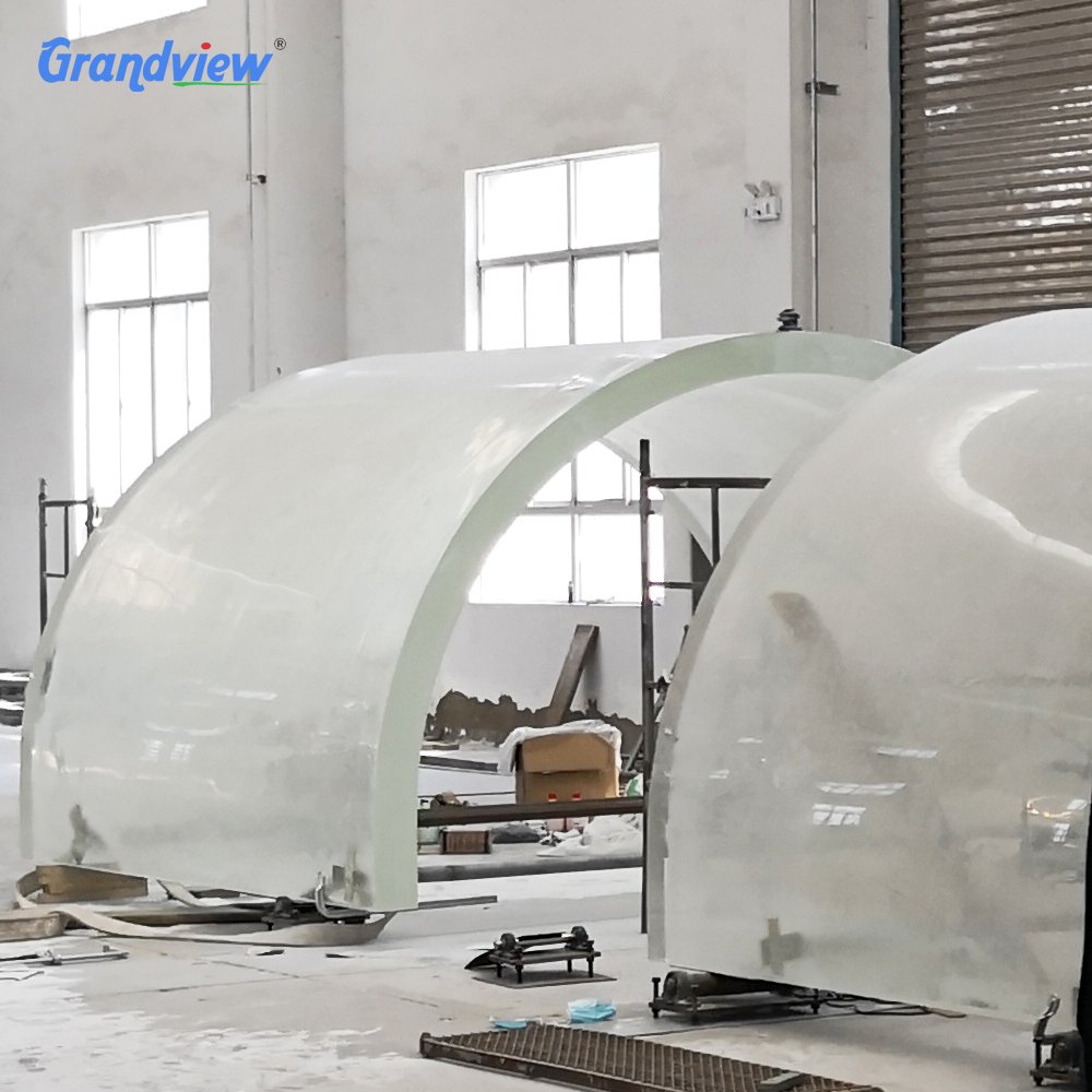 Grandview Curved Acrylic Aquarium Clear Acrylic Sheet Underwater Acrylic Glass Tunnel Aquarium