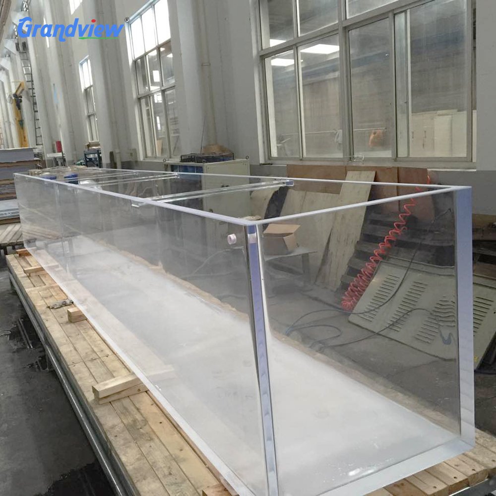 Grandview Curved Acrylic Aquarium Clear Acrylic Sheet Underwater Acrylic Glass Tunnel Aquarium