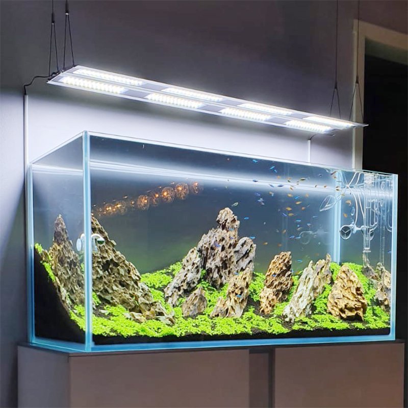 MICMOL Aqua Air APP Control Aquarium Light Full Spectrum for planted Tank Reef Coral Tank Lighting
