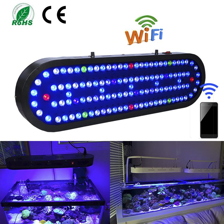 Led Aquarium Light 300w Aquarium Light Wifi App Remote Control Of Marine Coral Led Aquarium Light