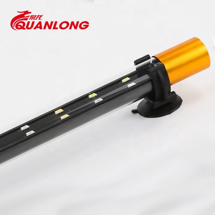 Quanlong fish tank submersible multicolor led aquarium tube lights T8 marine wrgb fish tank light led aquarium