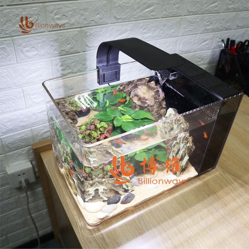 Custom Size Fish Tank Acrylic Large Acrylic Cube Fish Tank With Filtration Lucite Betta Fish Tank