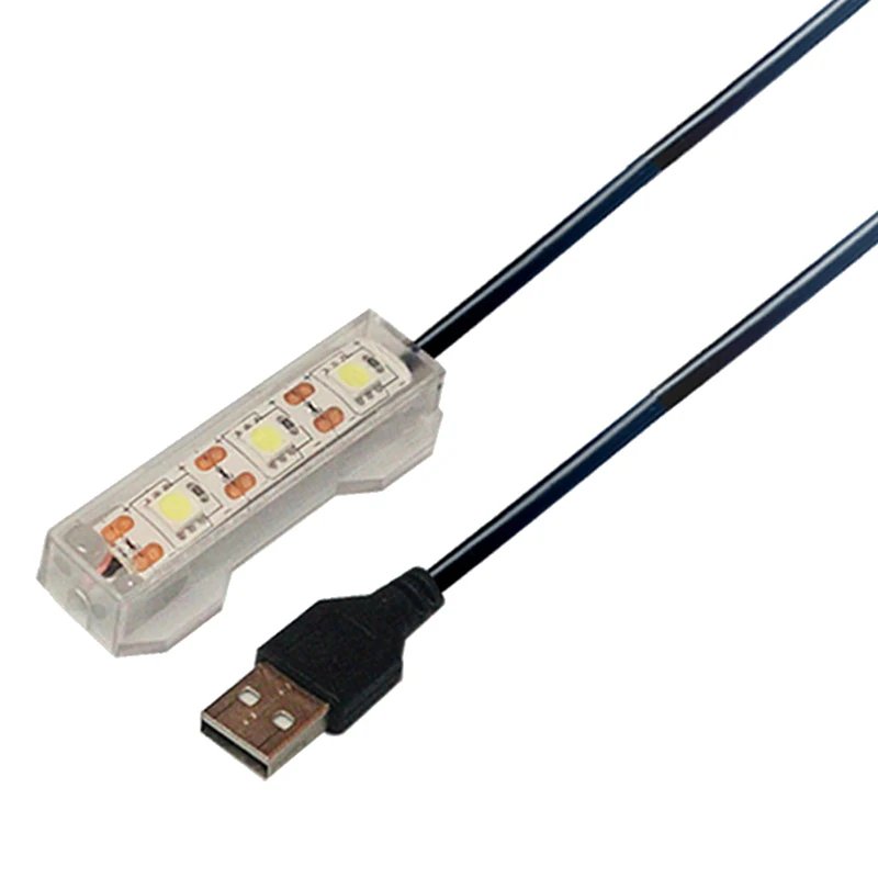 Fish Tank Light Plastic Small Aquarium Plants Light USB LED Desktop Fish Tank Lamp Aquarium Landscape Decorative Lamp