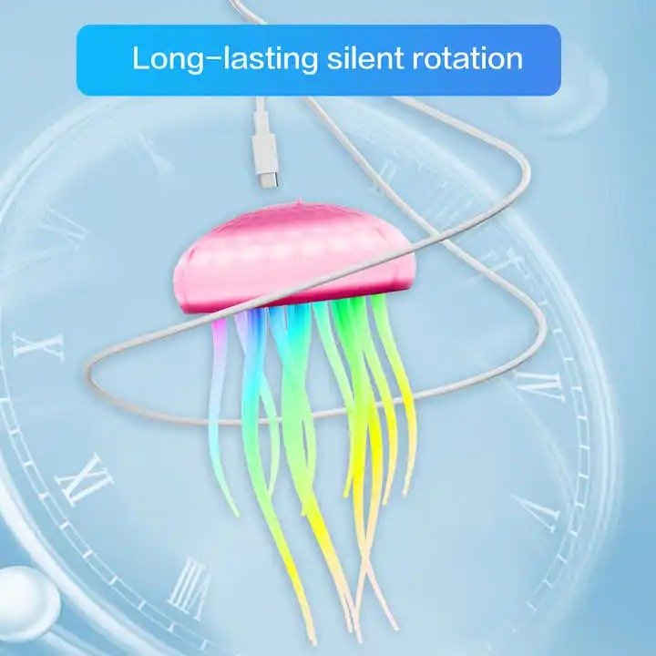 2024 New Ocean Series Home Restaurant Atmosphere Decorative Light LED Simulation Rechargeable Night Light Jellyfish Table Lamp