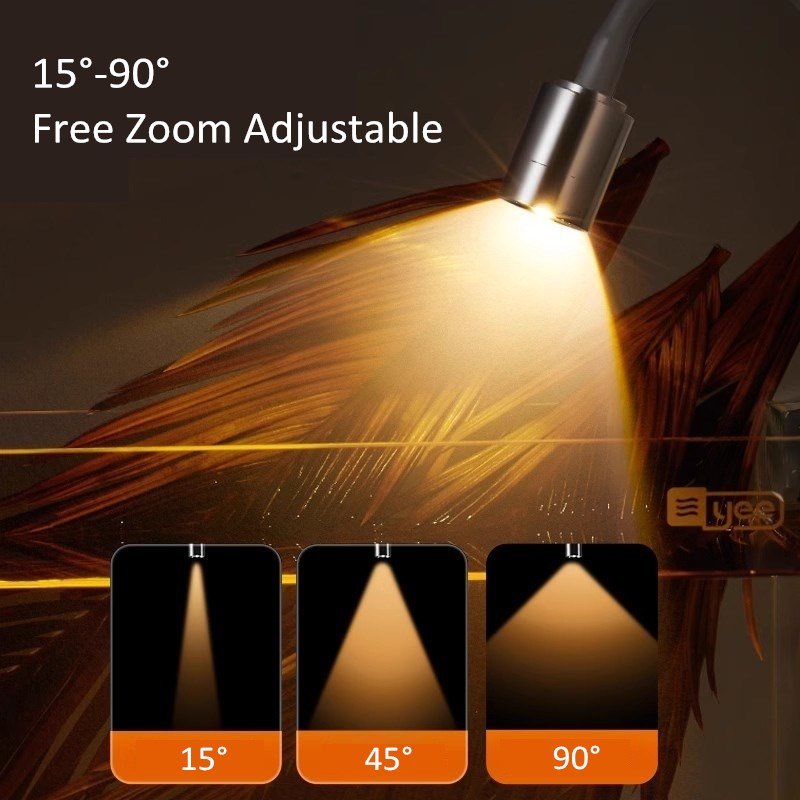 3200K Warm White Freshwater Fish Tank Light Spotlight LED Aquarium Light