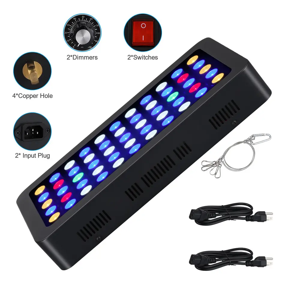 Best seller OEM dimmable hydroponc Chinese Led Aquarium light coral reef led aquarium light