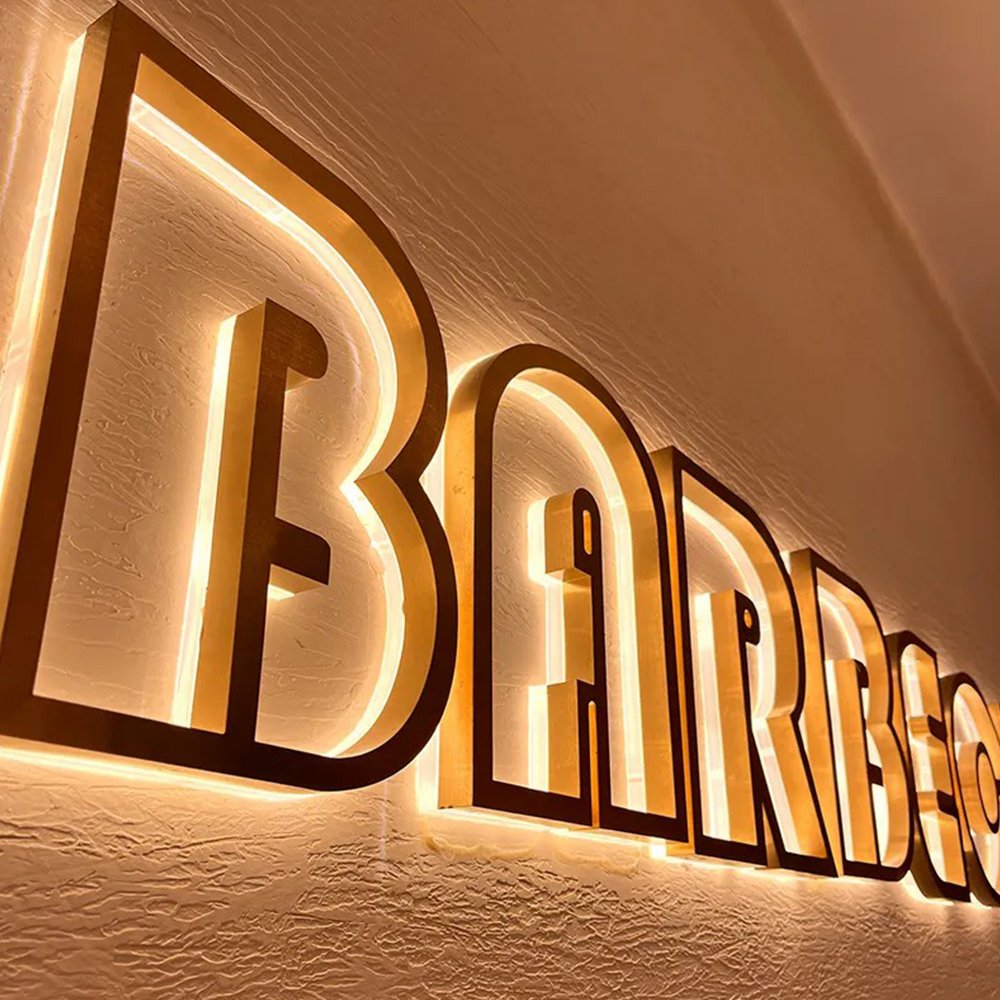 led letter for led light for round advertising gold light box letter outdoor led light box display letter