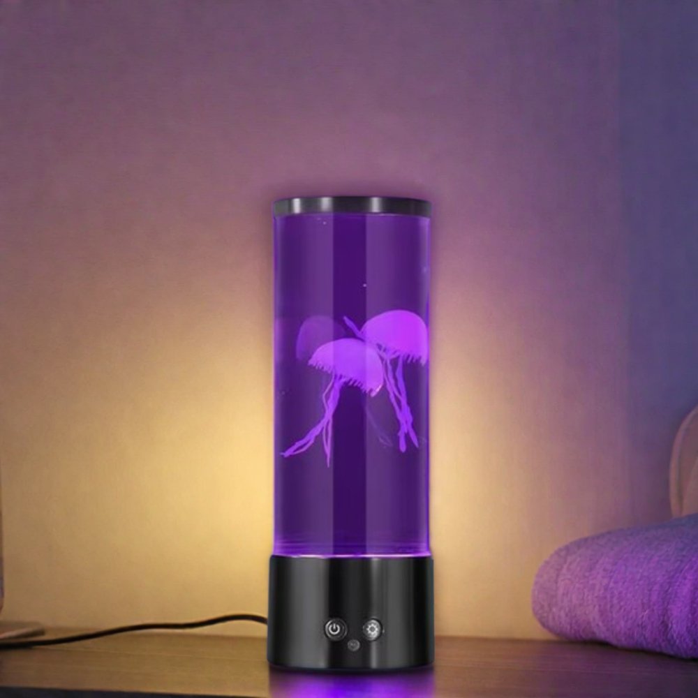 Remote Control Jellyfish LED Kids Colorful Night Light Fantasy Jellyfish Lamp