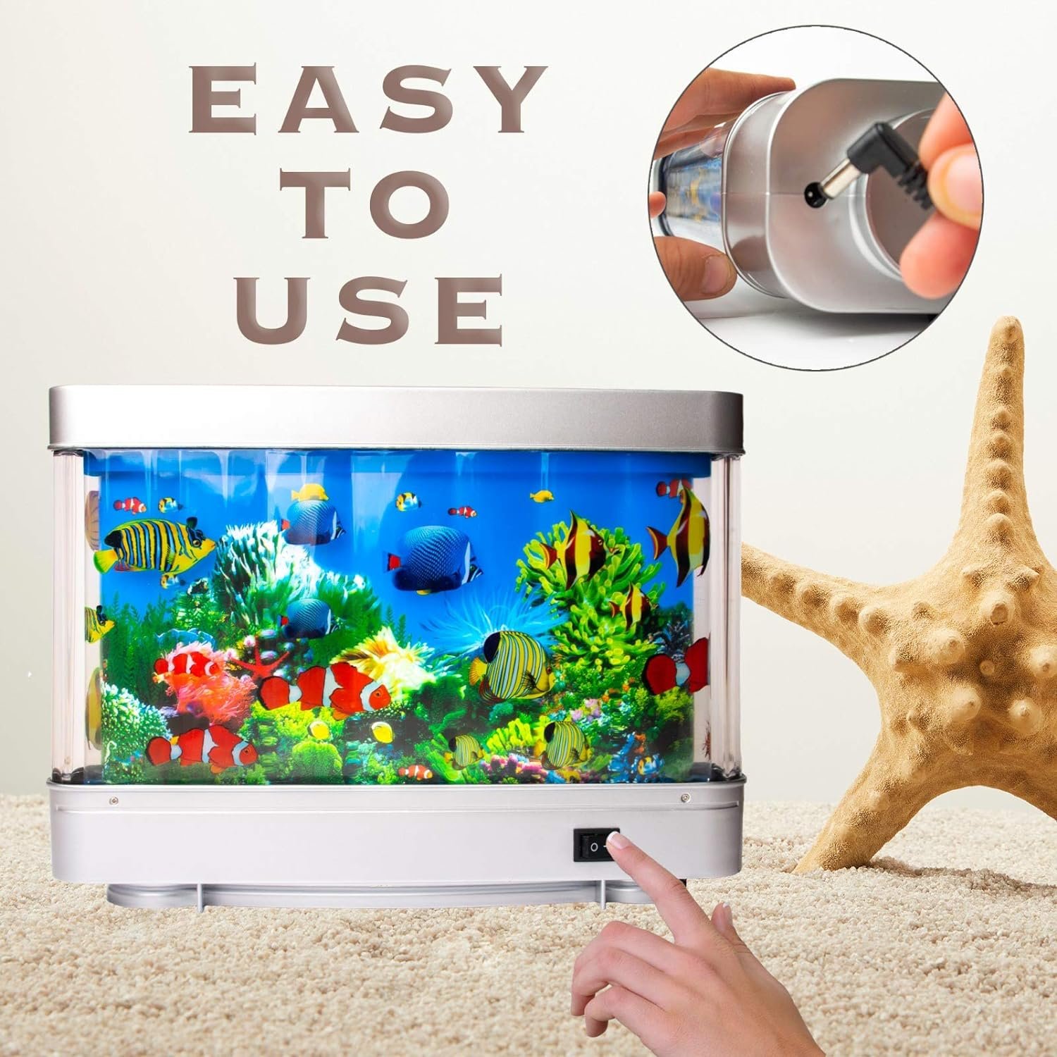 Hot Selling Simulated Ornamental Fish Lamp Aquarium LED Desktop for Home Decoration Table Lamp