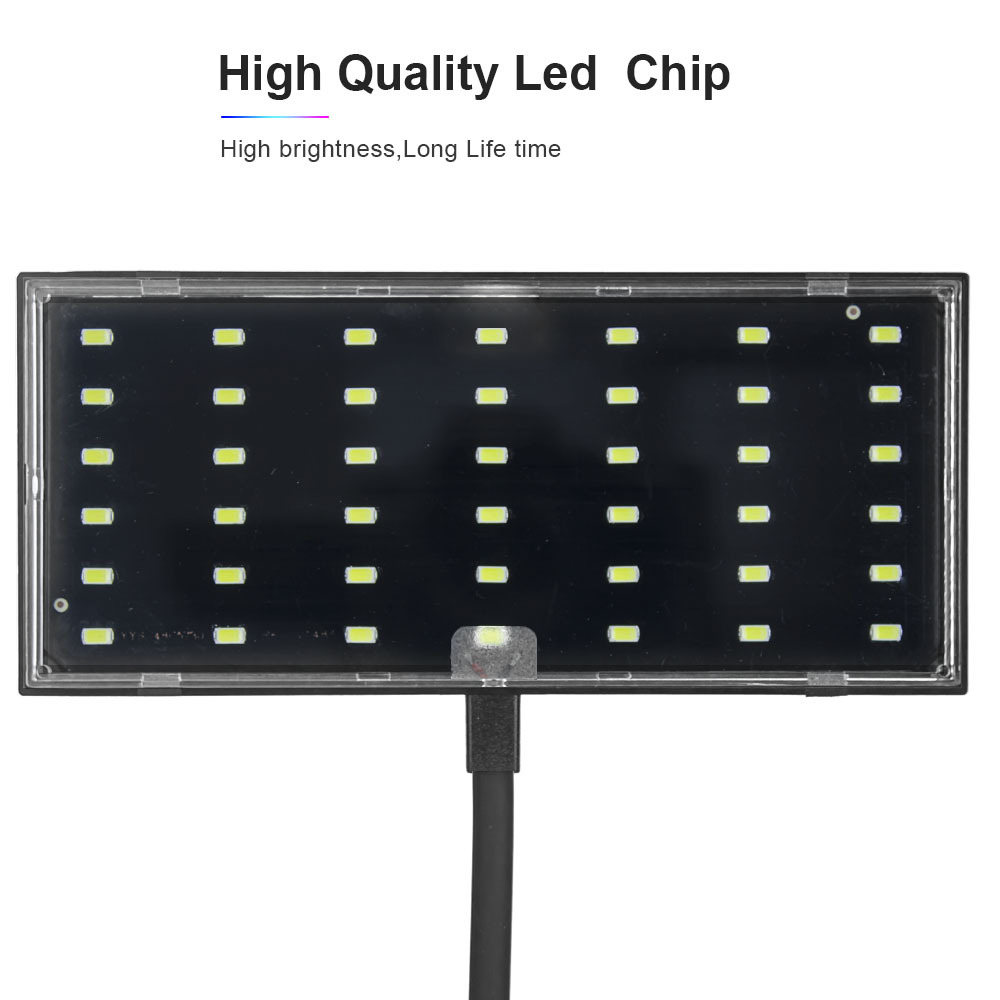 Led Aquarium Lights For Live Plant Tank 12W 15W Clip Lamp