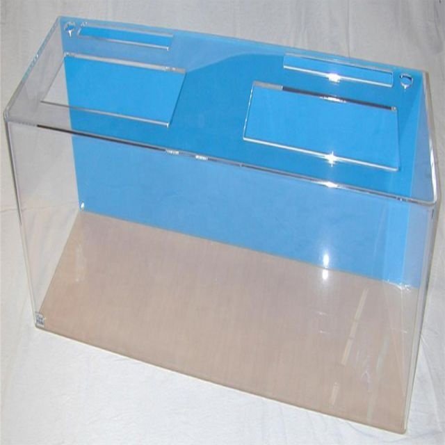 Vertical Stones Crystal Shallow Sump Acrylic Box Aquarium for Sea Fish