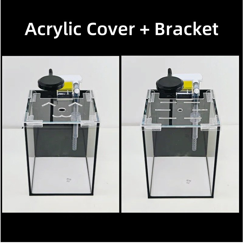 USMILEPET Wholesale Customised Glass Fish Tank Aquarium Kit with Light Fish Tank Complete Kit Cute Tank for Starters