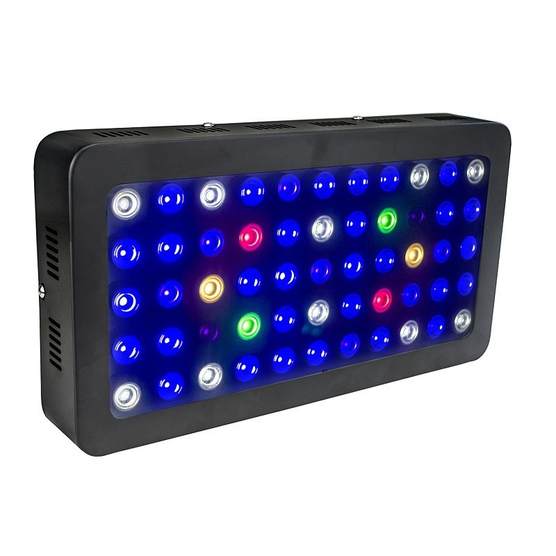 Full Spectrum 165W LED Seawater Aquarium Lighting LED Coral Reef Aquarium Lights for Marine Fish Tank