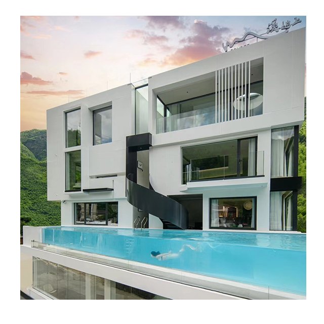 Grandview High transparency clear acrylic swimming pool for family