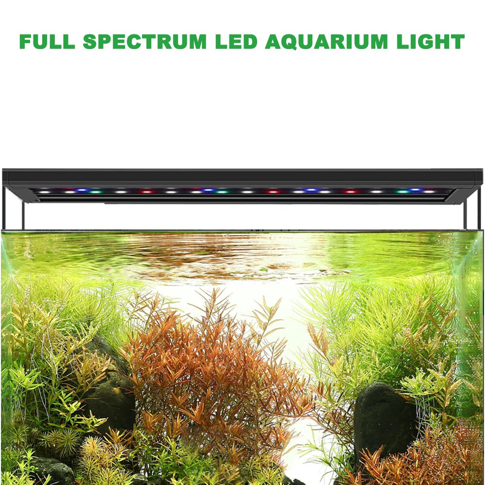 37 to 43 Inch full spectrum aquarium light with Timer function & Brightness adjustable light led aquarium for fish tank