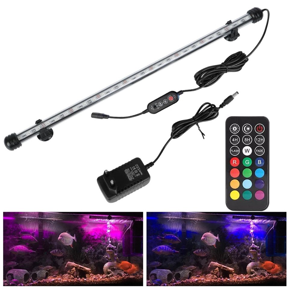 Aquarium Led Light Aquarium Equipments Fish Tank Light LED Aquarium Lighting Full Spectrum Lamp DC 220V PPC IP65 RGB 5w 2 Years