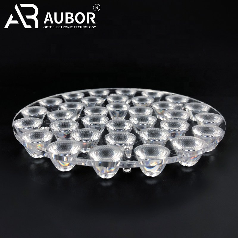 110mm Led Lens 34 in 1 45 degree Aquarium Light Lenses Optical PMMA Application for Fish Aquarium Coral Reef Lighting