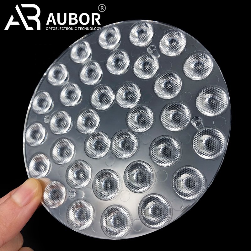 110mm Led Lens 34 in 1 45 degree Aquarium Light Lenses Optical PMMA Application for Fish Aquarium Coral Reef Lighting