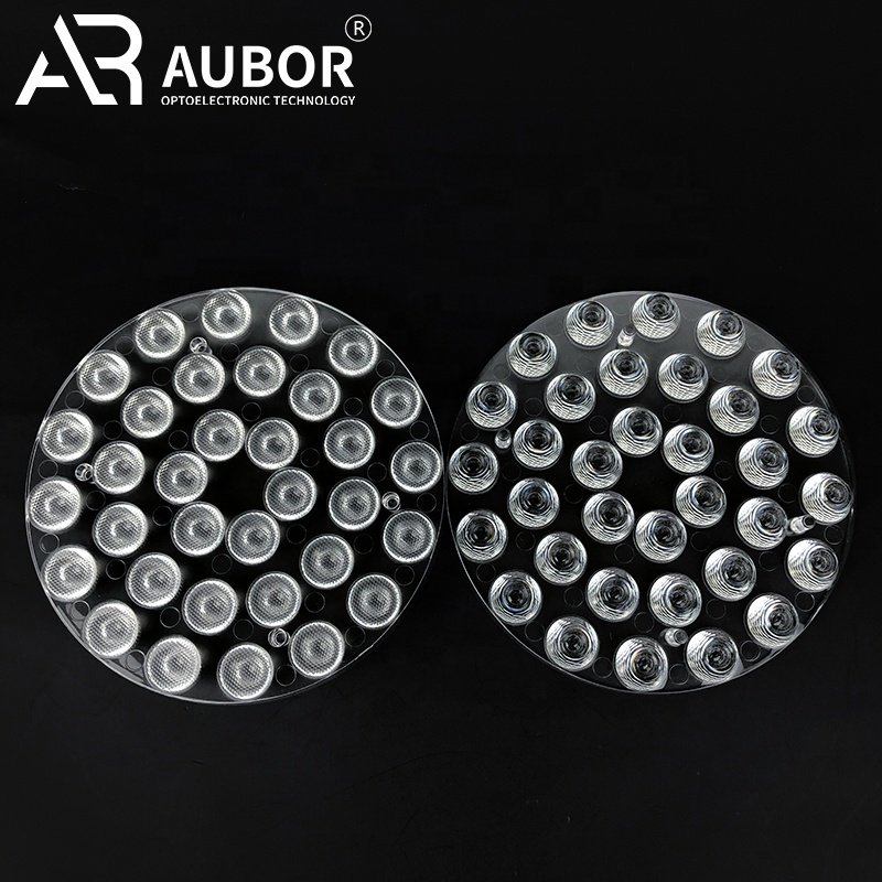 110mm Led Lens 34 in 1 45 degree Aquarium Light Lenses Optical PMMA Application for Fish Aquarium Coral Reef Lighting