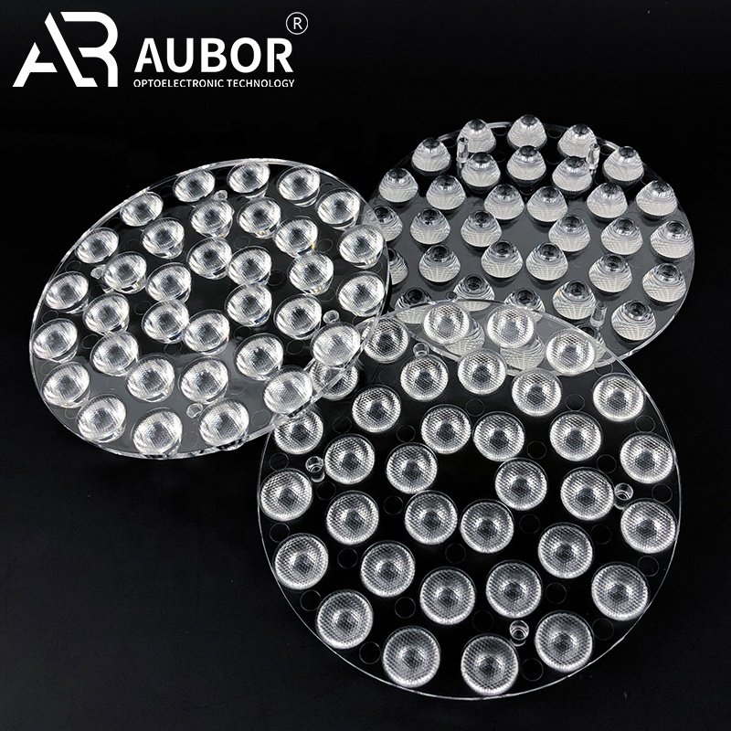 110mm Led Lens 34 in 1 45 degree Aquarium Light Lenses Optical PMMA Application for Fish Aquarium Coral Reef Lighting