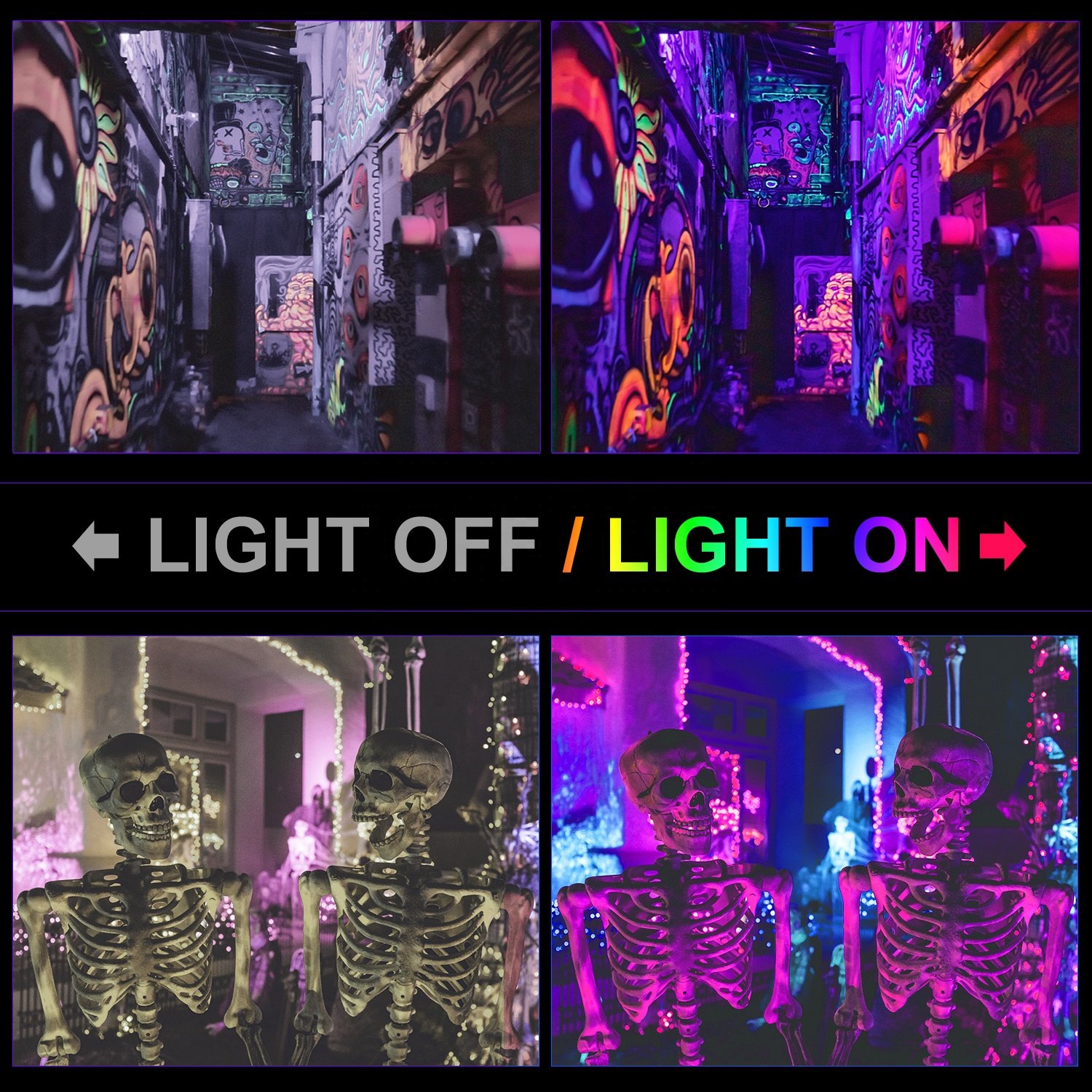 Led Blacklight Stock in US 50 W 80w 100w 150w disco Dj party night lamp stage club uv lights led black light for party