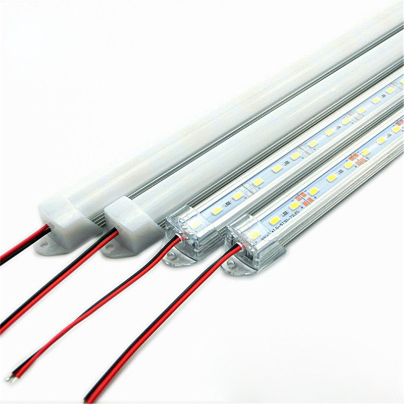 DC 5V /12 V /24 V LED Hard Bar Lights SMD 5730 50cm 36 LED Aluminum Strip Light WHITE/WARM WHITE/ RED/GREEN/BLUE