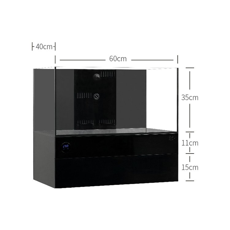 Multiple filtration tabletop glass fish tank artificial aquarium multifunctional desktop fish tank without base cabinets