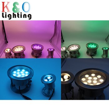 IP68 Underwater Fountain Lamps DC24V RGB Waterproof LED Pool lights