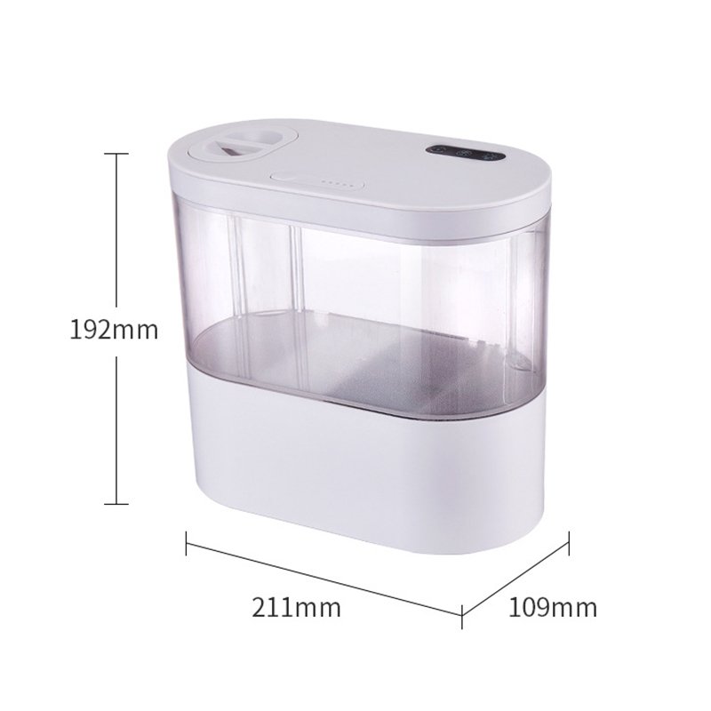 Mini Fish Tank with Filter and LED Light Aquarium Tropical Freshwater Acrylic Small Betta Fish Tank
